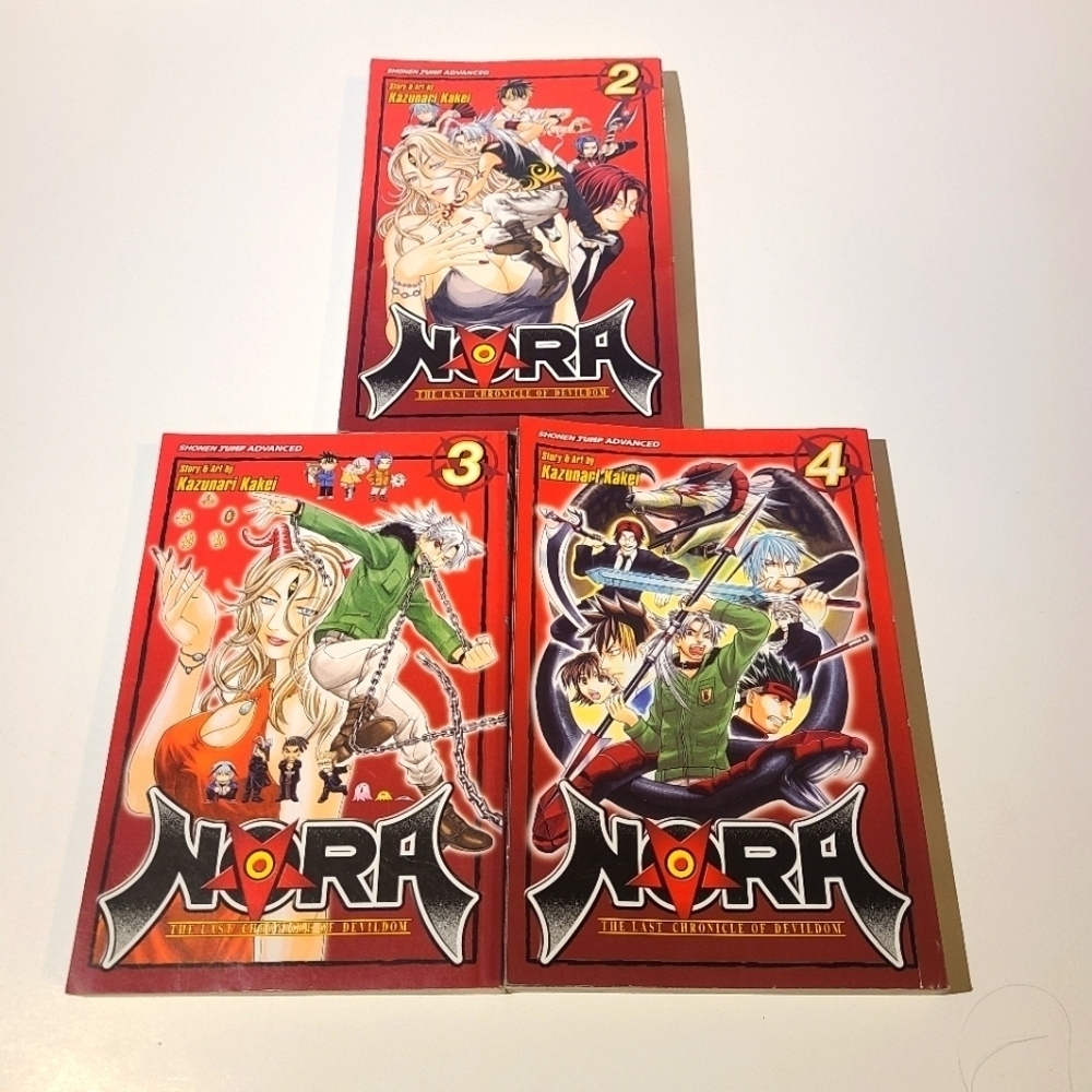 Nora Manga Volumes 2-4 - Books